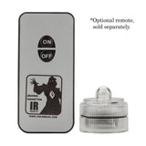 White Remote Controlled One LED Submersible - Pack of 10 - IntelliWick