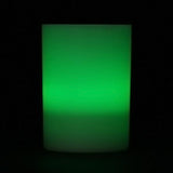 Green LED Votive Cup, Available in Flicker/ Non-Flicker - Pack of 6 - IntelliWick
