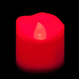 Red LED Votive, Available in Flicker/ Non-Flicker - Pack of 12 - IntelliWick