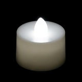 White LED Tea Light, Available in Flicker/ Non-Flicker - Pack of 12 - IntelliWick