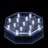 White LED Octagon Light Base - IntelliWick