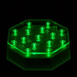 Green LED Octagon Light Base - IntelliWick