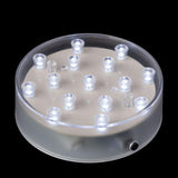 White 4 Inch LED Circle Light Base - IntelliWick
