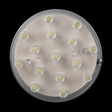 White 4 Inch LED Circle Light Base - IntelliWick