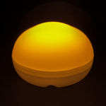 Amber LED Blimp, Available In Blinking/ Non-Blinking - Pack of 12 - IntelliWick
