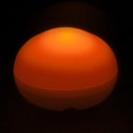 Orange LED Blimp, Available In Blinking/ Non-Blinking - Pack of 12 - IntelliWick
