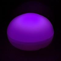 Purple LED Blimp, Available In Blinking/ Non-Blinking - Pack of 12 - IntelliWick