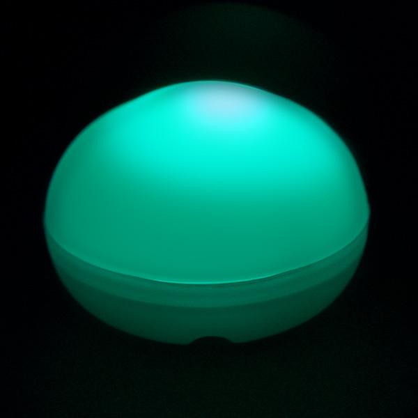 Teal LED Blimp, Available In Blinking/ Non-Blinking - Pack of 12 - IntelliWick