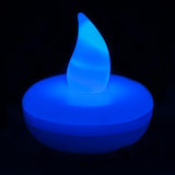Blue LED Floater, Available In Flicker/ Non-Flicker - Pack of 12 - IntelliWick