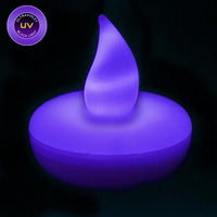 UV LED Floater, Available In Flicker/ Non-Flicker - Pack of 12 - IntelliWick