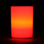 Orange LED Votive Cup, Available in Flicker/ Non-Flicker - Pack of 6 - IntelliWick