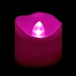 Pink LED Votive, Available in Flicker/ Non-Flicker - Pack of 12 - IntelliWick