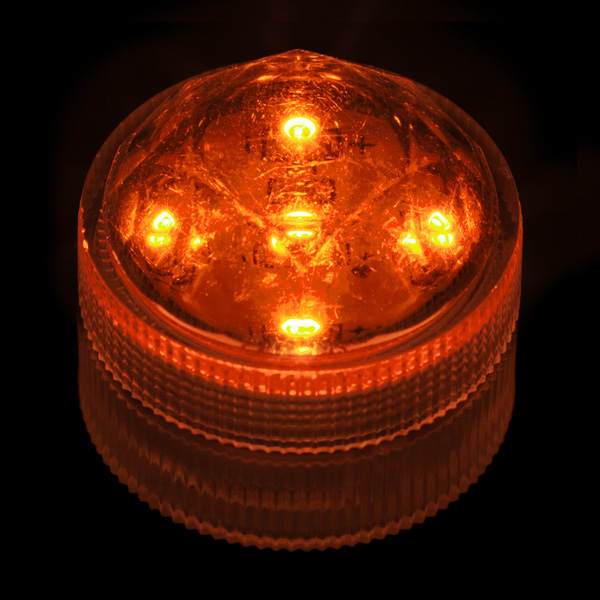 Orange Five LED Submersible - Pack of 10 - IntelliWick