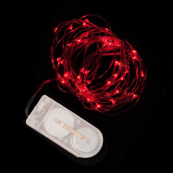 Red Forty LED String Light - Pack of 2 - IntelliWick