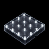 White LED Square Light Base - IntelliWick