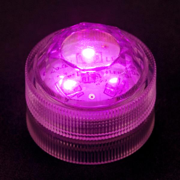 Pink Three LED Submersible - Pack of 10 - IntelliWick